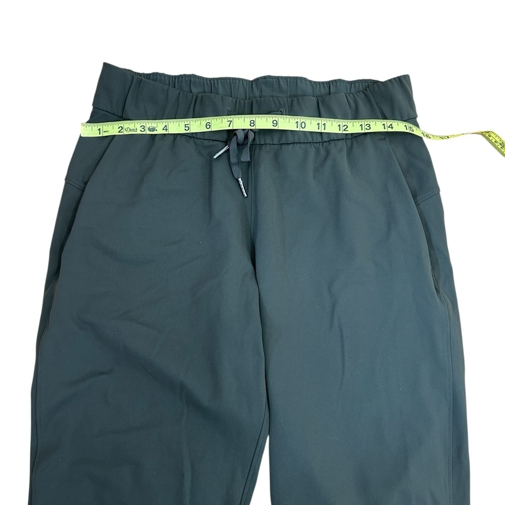 Lululemon On the Fly Dark Green Straight Leg Activewear Pants size 6 - Picture 6 of 8